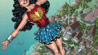 Different iterations of DC Comics' Wonder Woman through the years