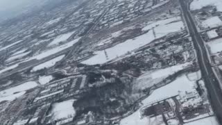 Flying over Canadian skys