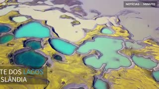 Vídeo mostra lagos secretos da Islândia!