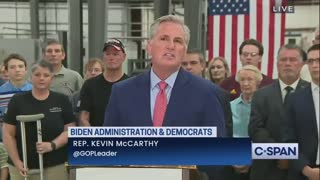 Rep McCarthy DEMOLISHES Biden For His Divisive Speech Attacking Half The Country