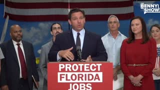 Gov. Ron DeSantis-State of Florida is filing a lawsuit against the Biden Admin vaccine mandate