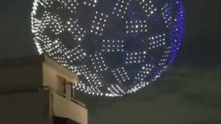 Tokyo Olympics opening ceremony drone performance - formed by 1824 drones expressing our ideal world