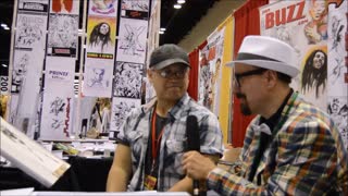 Interview with illustrator/comic book artist Aldrin Aw (Buzz) at MegaCon Orlando, Florida