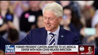 Bill Clinton in the hospital with sepsis.