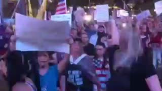 Las Vegas PROTESTING AGAINST TYRANNY "Let's Go Brandon"
