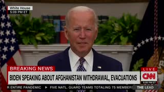 Biden numbers on how many people have been evacuated from Afghanistan