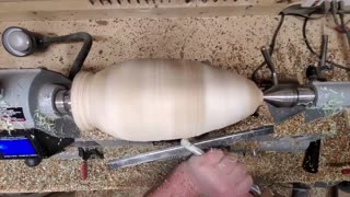 Timelapse of Carving a Double Dragon Egg From Wood