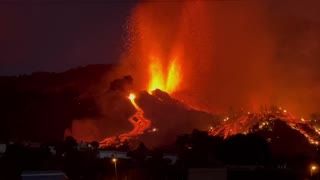 Erupción of La Palma volcano