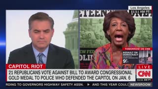 Crazy Maxine Waters claims Trump Campaign help fund Jan 6th.