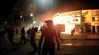 Video: Enfrentamientos en los alrededores de la UIS