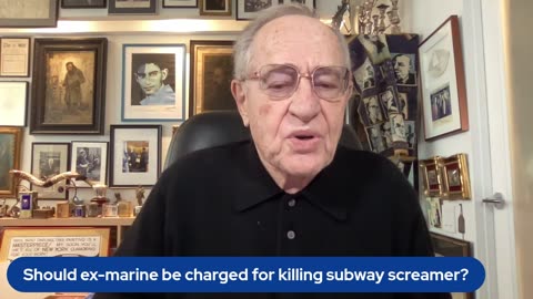 Should ex marine be charged for killing subway screamer?