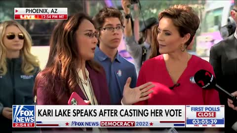 MidTerms Update: Kari Lake asked if they support extending in-person voting