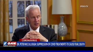 Dr. Peter McCullough says suppression of COVID treatments to cause fear, death