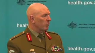 Supposedly, Australia under military control - Lt. Gen. Frewen "dose by Christmas"