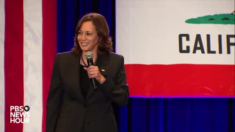 Kamala Awkwardly Laughs Again After Comment on Weed