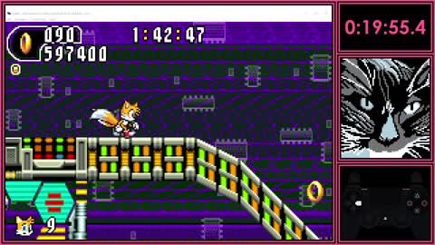 Playing Sonic Advance 2 (Easy Mode) as Tails Any% Speedrun in 31:45