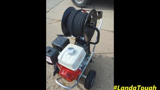 Landa HD Cold Water Pressure Washer with Hose Reel