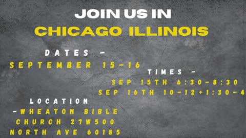 Join Us In Chicago!
