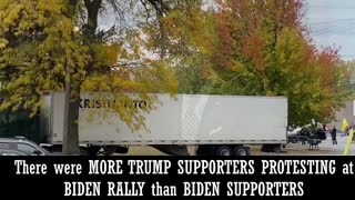 Biden Rally Vs Trump Rally
