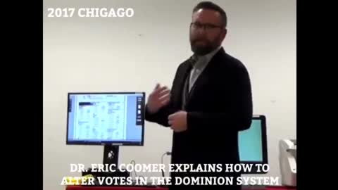 Eric Coomer explains how to alter votes in the Dominion system