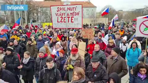 Demonstrace Brno, 18.12.2021