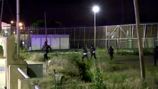 Hundreds of migrants storm Melilla fence