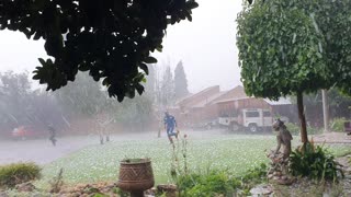 Huge Hailstorm in Ermelo