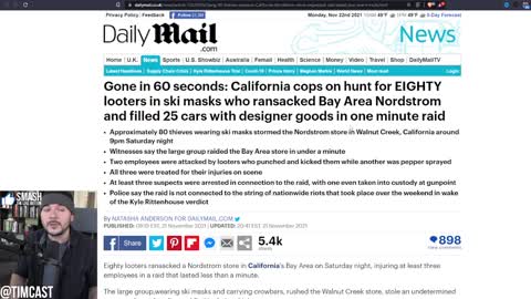 Over 80 People RAID Store In SF, Leftist Policy Results In Mass Crime Waves In California
