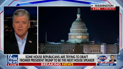 Hannity Offers His Perspective On Trump As Next House Speaker