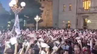 Turin in Italy as THOUSANDS hit the streets