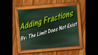 Adding Fractions with Common Denominators