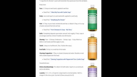 Dr Bronners Soap Prepping Survival Must Have