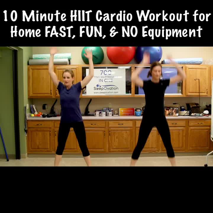 Minute Hiit Cardio Workout For Home Fast Fun And No Equipment