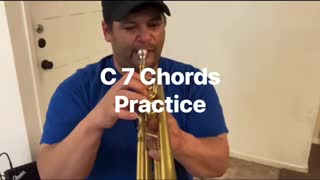 C 7 chords practicing
