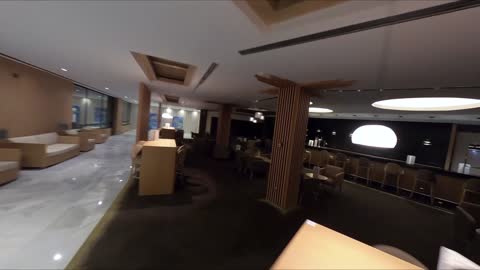 Drone inside a Melia Hotel