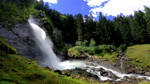 waterfall landscape nature