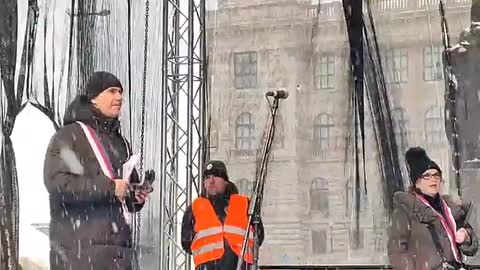 Demonstrace Totalita vs. Svobod, Vladimíra Vítová, ANS, 21.1.2023