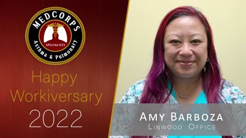 Happy one year work anniversary to Amy