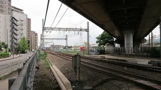 Under the bridge in Ebina