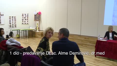 DR. ALMA DEMIROVIĆ - PREDAVANJE O CIJEPLJENJU DJECE ( 1. dio )