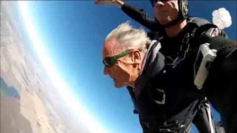 65 Year Old SkyDiving!