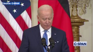 Flashback: Biden Speaks to Ending Nord Stream 2 Pipeline