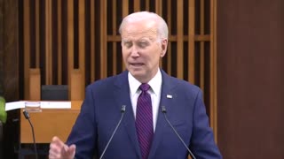 Biden: "I applaud China for stepping ... excuse me, I applaud Canada"