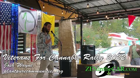 Veterans for Cannabis Rally 2022: Josh Wayne - Psilocybin & Cannabis Are First Amendment Issues -