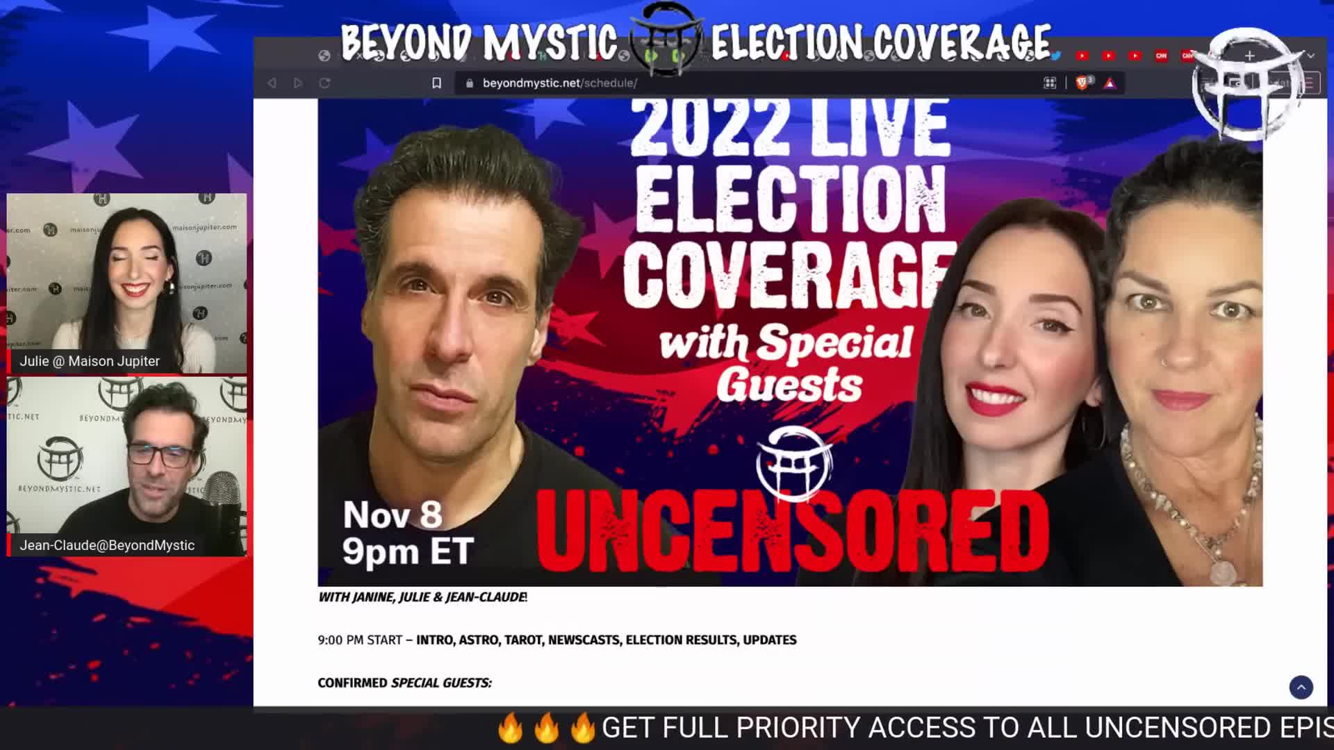 2022 LIVE ELECTION COVERAGE SPECIAL GUESTS!