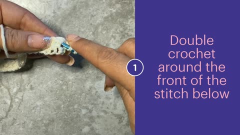 How To Crochet the Front Post Double Crochet (fpdc)
