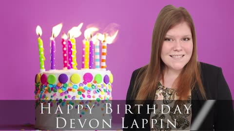 Happy birthday to Devon Lappin, from your Medcorps Family.
