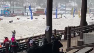Snow cross racing