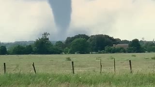 Imposing Tornado Moves Slowly Closer