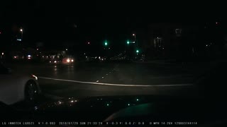 Car Pulled over After Racing at Stoplight